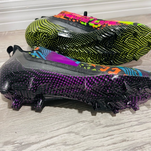 Adidas Adizero "Mismatch Black" Men's Football Cleats Size: 12 - Picture 5 of 10